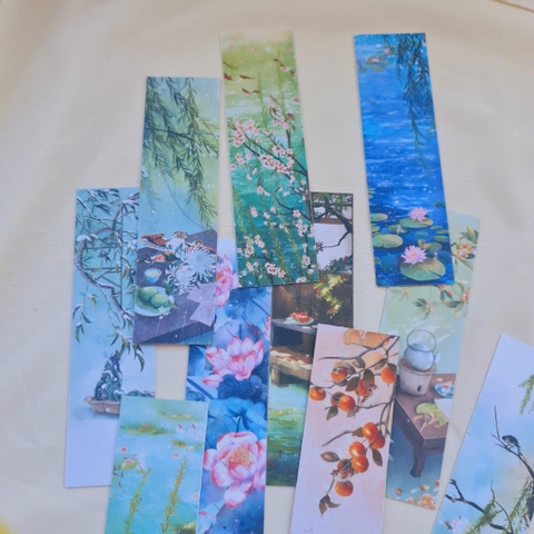 10 Cái Bookmark Kẹp Sách, Miếng đánh dấu trang đọc sách, bằng giấy