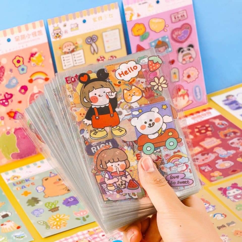 Sticker trong 6tấm mẫu ngẫu nhiên