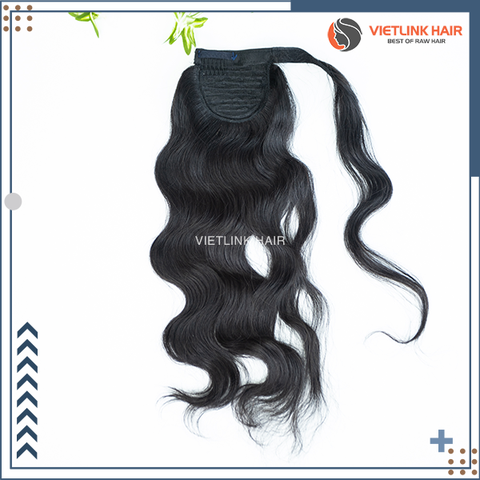 CAMBODIAN WAVY PONYTAILS - NATURAL COLOR