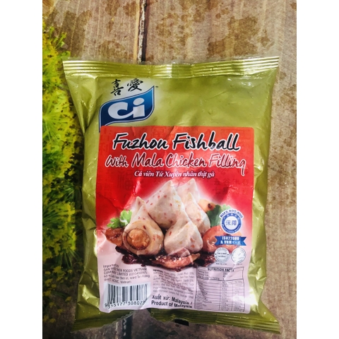 Cá viên vị cay Mala nhân thịt gà - 1KG