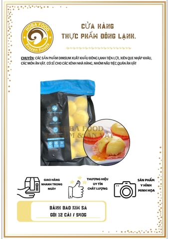 Bánh Bao Kim Sa 45G