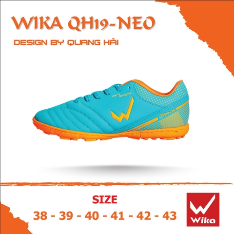 Giày Wika QH19-NEO cam xanh