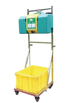 Bình rửa mắt khẩn cấp 7501 có xe đẩy bằng inox 304