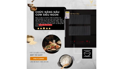 Hướng dẫn nấu cơm bằng bếp từ VNB.FL6996II