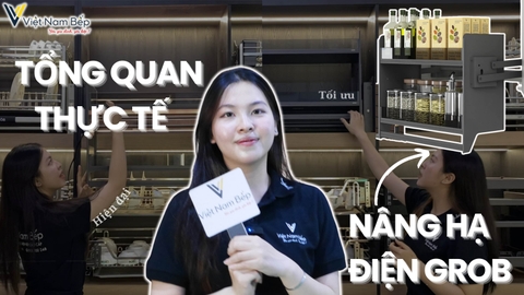 [MẪU MỚI 2024] TỔNG QUAN NÂNG HẠ ĐIỆN CAO CẤP GROB mã GP1 cho khoan tủ 70cm đến