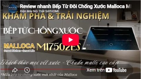 Review nhanh Bếp Từ Đôi Chống Xước Malloca MI7502ES | BST 2026 Mới Nhất Của Malloca