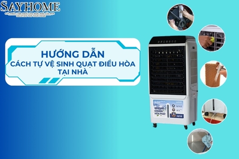 Hướng dẫn cách tự vệ sinh quạt điều hòa đơn giản tại nhà