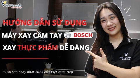 Hướng dẫn sử dụng máy xay cầm tay BOSCH xay thực phẩm dễ dàng | SayHome