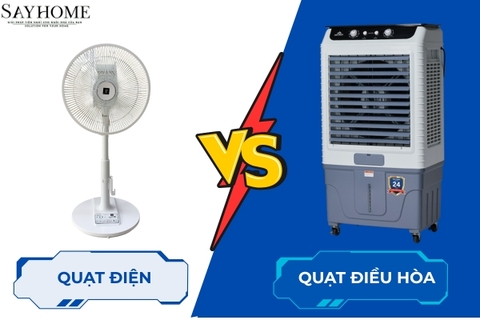 Nên mua quạt điều hòa hay quạt điện thường vào mùa nóng?