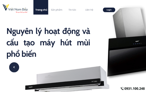 Nguyên lý hoạt động và cấu tạo máy hút mùi phổ biến