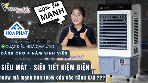 Có nên mua quạt điều hoà hơi nước 35L, cảm ứng Hoà Phát không? | Đánh giá chi tiết tại SayHome