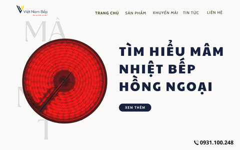 Tìm hiểu mâm nhiệt bếp hồng ngoại