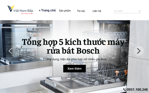 Tổng hợp 5 kích thước máy rửa bát Bosch thông dụng, thường gặp