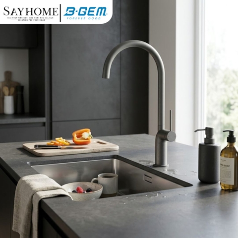 Vòi rửa chén bát B-GEM BG-M003B nóng lạnh cao cấp tại Thành phố Hồ Chí Minh