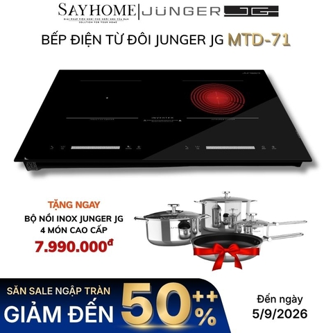 Bếp điện từ đôi JUNGER JG MTD-71 - Hàng chính hãng
