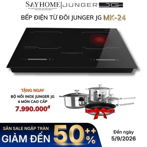 Bếp điện từ đôi JUNGER JG MK-24 - Hàng chính hãng