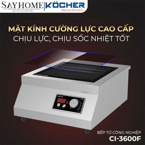 Bếp từ đơn công nghiệp KOCHER CI-3600F tại thành phố Hồ Chí Minh