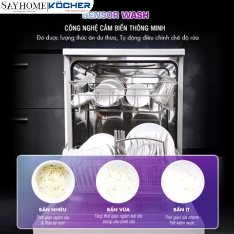 Máy rửa bát Kocher KDEU-8818 tại thành phố Hồ Chí Minh