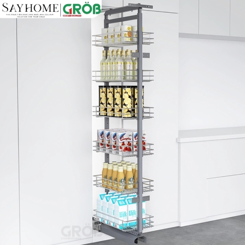 Tủ đồ khô GROB UB-440S/640S thép mạ Crom, nan tròn - Hàng chính hãng GROB