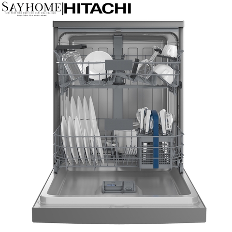 Máy rửa chén độc lập 14 bộ đồ ăn Châu Âu Hitachi HDF-F146VX tại Tân bình