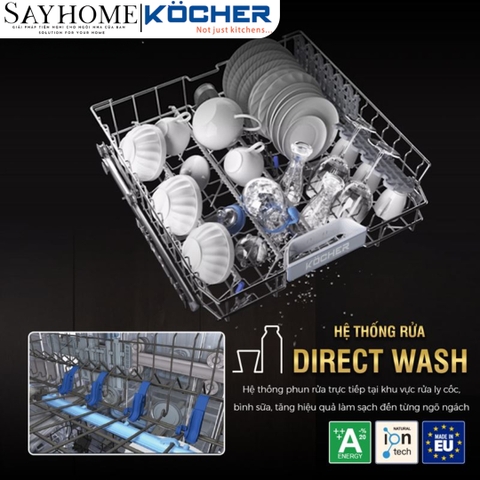 Máy rửa bát Kocher KDEU 8855S7 Series 7 tại thành phố Hồ Chí Minh