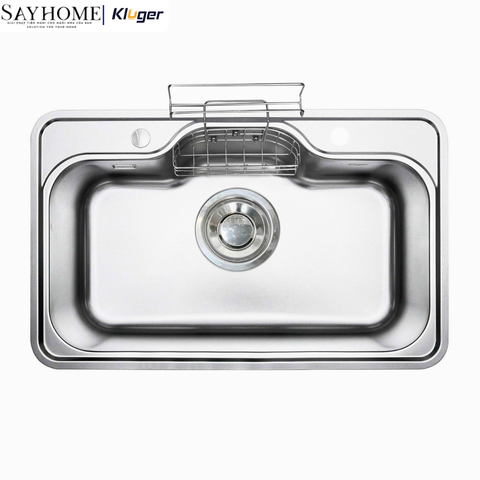 Chậu rửa chén bát 1 hố Nhật Kluger KT8050FS Basic/Plus - Hàng chính hãng