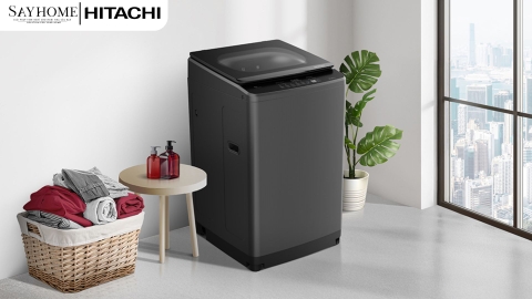 Máy Giặt HITACHI LTL 09MV00 GG Cửa Trên Inverter - Smart Wash 9kg tại thành phố Hồ Chí Minh