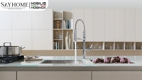 Vòi rửa chén NOBILI MOVE NB133S cần mềm - Hàng chính hãng