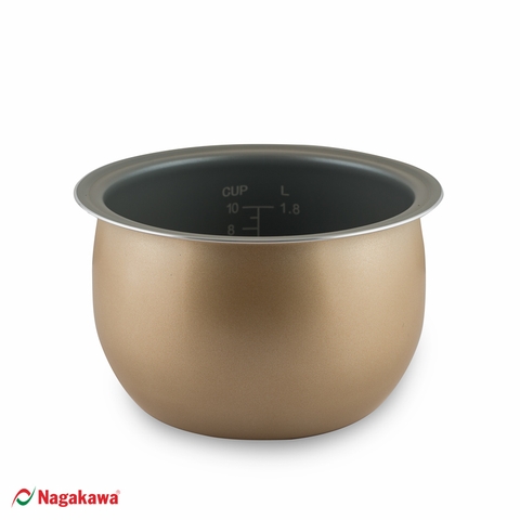 Nồi Cơm Điện Nagakawa NAG0122 Nắp Gài (1.8 Lít) - Hàng Chính Hãng
