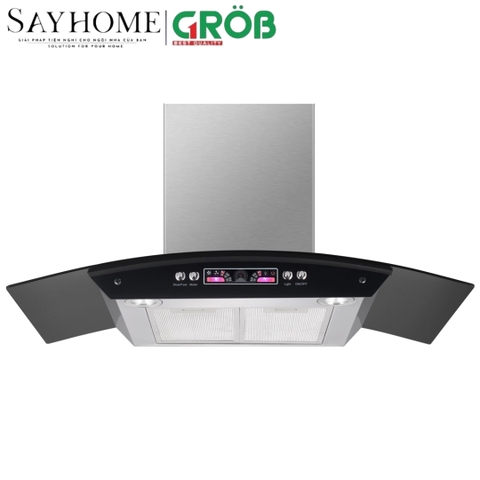 Máy hút mùi kính cong GROB GH-KS1700, GH-KS1900 tại thành phố Hồ Chí Minh