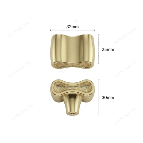 Tay nắm tủ hiện đại màu vàng gold SH33V06 tại thành phố Hồ Chí Minh