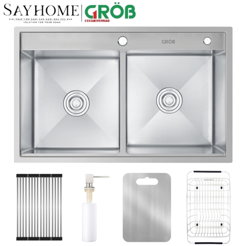Chậu rửa bát GROB GV304-8050B tại thành phố Hồ Chí Minh