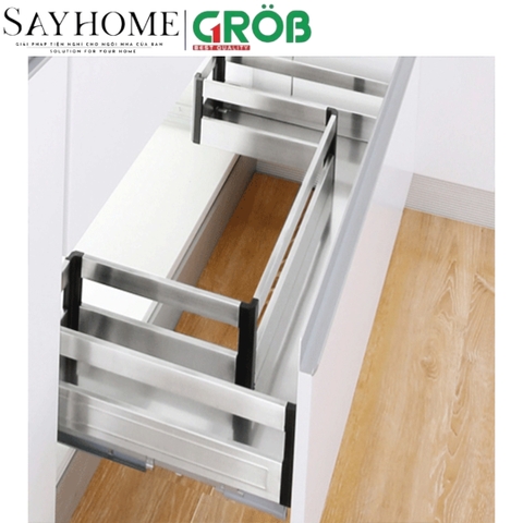 Kệ đựng chất tẩy rửa GROB GHS- 80, GHS- 90, GHS- 80A, GHS- 90A dạng chữ U gắn cánh - Hàng chính hãng GROB