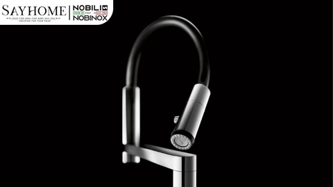Vòi rửa chén NOBILI MOVE NB133S cần mềm - Hàng chính hãng
