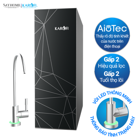 Máy lọc nước âm tủ với 10 lõi lọc Karofi KAQ-U99 tại thành phố Hồ Chí Minh