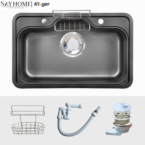 Chậu rửa chén bát 1 hố Nhật Kluger KT8050FB Basic tại thành phố Hồ Chí Minh