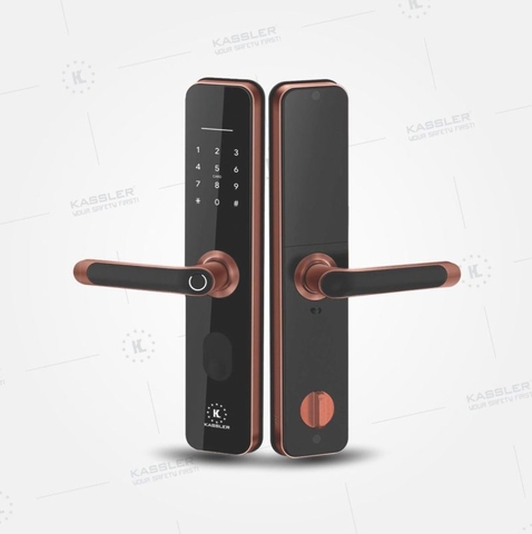 Khóa cửa KASSLER KL- 696 APP RED BRONZE thông minh - Hàng chính hãng KASSLER