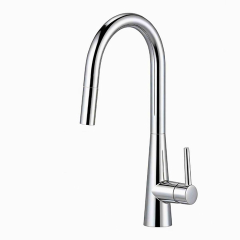 Vòi rửa bát Kluger KLF0009SC dây rút, nóng lạnh - Chính hãng