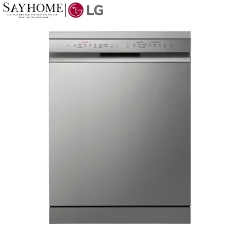 Máy rửa bát LG màu bạc ghi sáng LDT14SVA4.APVPEVN 14 bộ đồ ăn Châu Âu - Bảo hành chính hãng