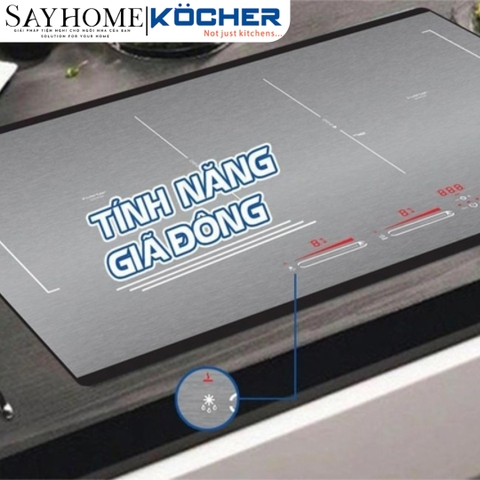 Bếp từ đôi Kocher DIB4 888MI tại thành phố Hồ Chí Minh