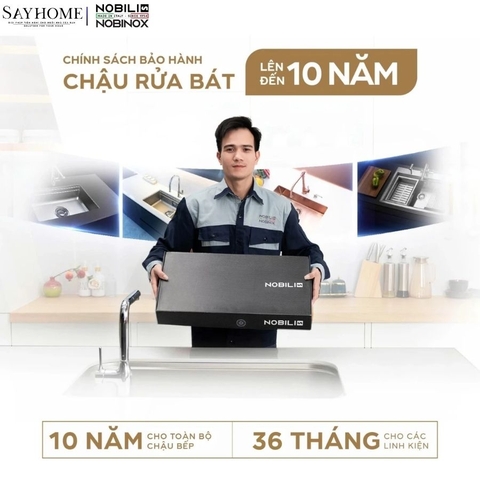 Chậu rửa chén bát 1 hố NOBINOX ARVO B370 70cm tại thành phố Hồ Chí Minh