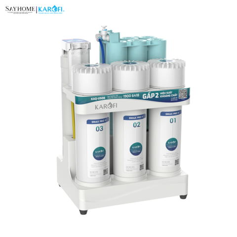 Máy lọc nước để gầm với 10 lõi lọc RO Karofi KAQ-US08 tại thành phố Hồ Chí Minh