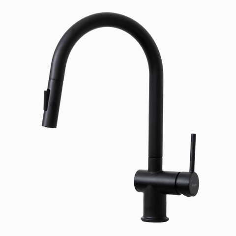 Vòi rửa bát Kluger KLF0008SS/SB/SC dây rút, nóng lạnh - Chính hãng