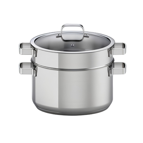 Bộ nồi hấp MALLOCA SA182 - Hàng chính hãng