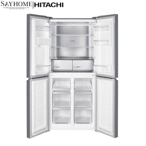 Tủ lạnh 4 cánh màu đen Hitachi HR4N7520DSWDXVN 464 Lít - Hàng chính hãng