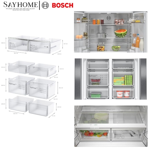 Tủ lạnh BOSCH KFN96AXEA Serie 6 4 cánh tại thành phố Hồ Chí Minh