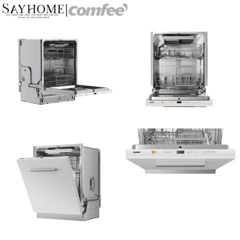 Máy rửa chén COMFEE màu xám CDW-15B60AS 15 bộ đồ ăn Châu Âu tại thành phố Hồ Chí Minh
