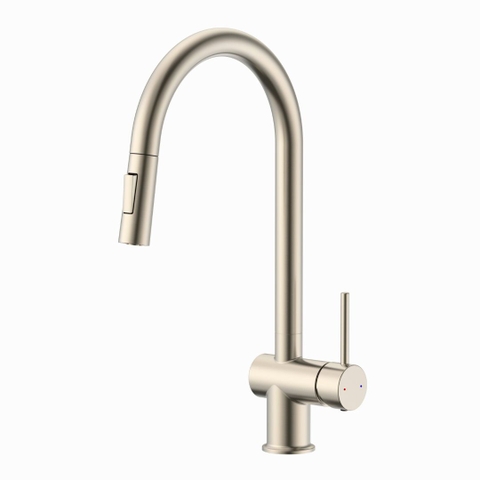 Vòi rửa bát Kluger KLF0008SS/SB/SC dây rút, nóng lạnh - Chính hãng