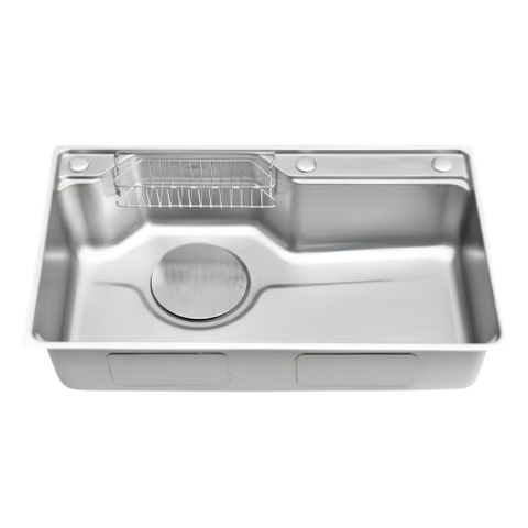 Chậu rửa chén bát 1 hố inox 304 B-GEM BG - 7846WH 78cm - Chính hãng