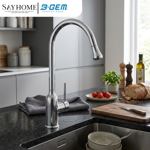 Vòi rửa chén bát B-GEM BG-EH002 nóng lạnh dây rút cao cấp tại Thành phố Hồ Chí Minh